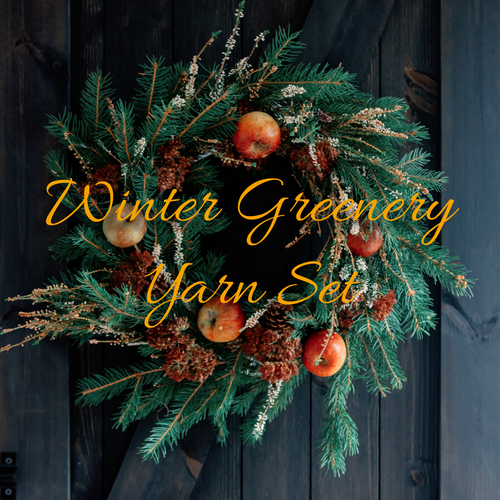 Winter Greenery Yarn Set